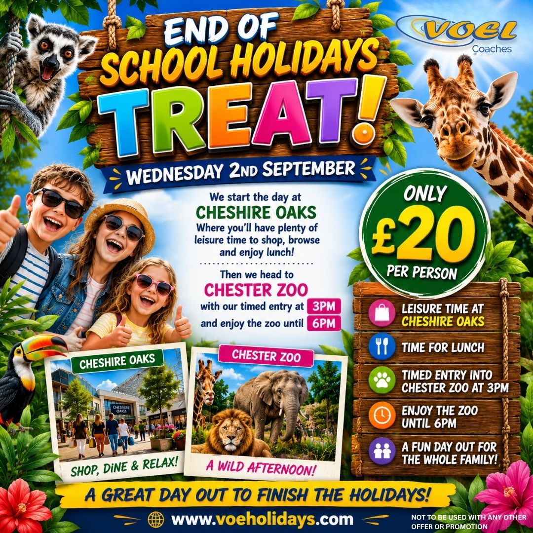 Family Special - Cheshire Oaks & Chester Zoo