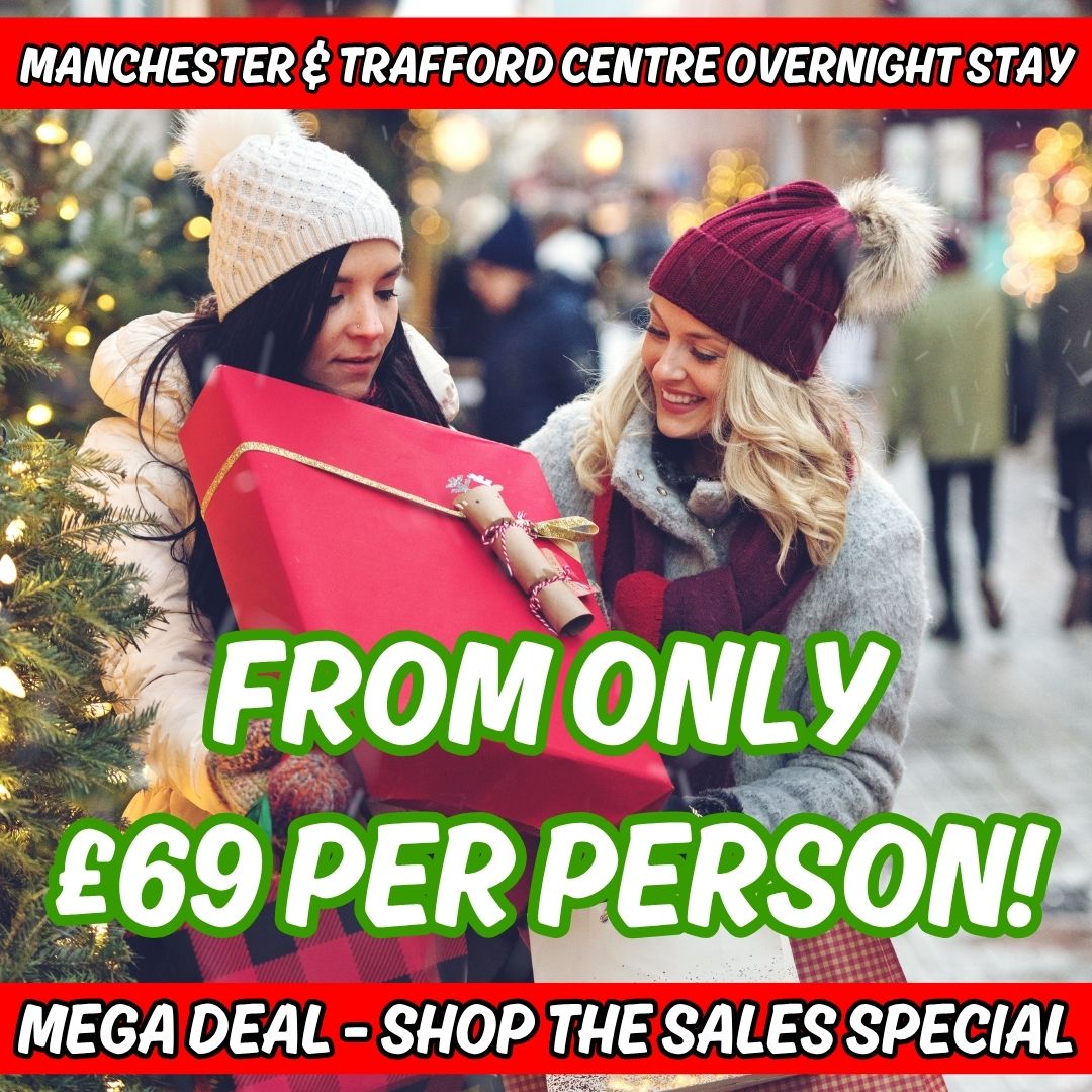 MEGA DEAL - Manchester & Trafford Centre Overnight Stay